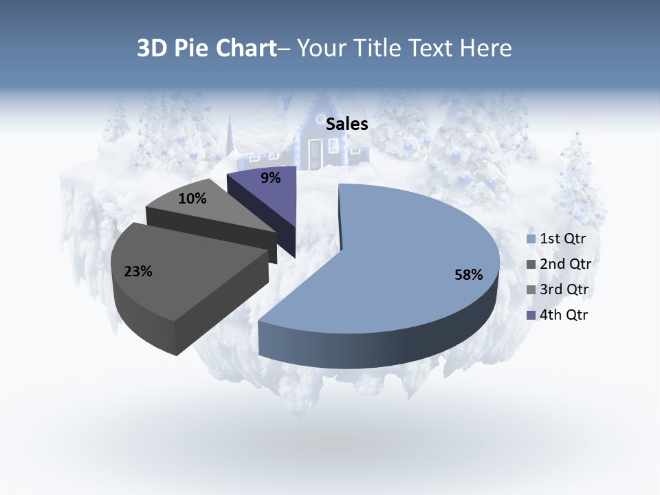 Village Landscape Universe PowerPoint Template