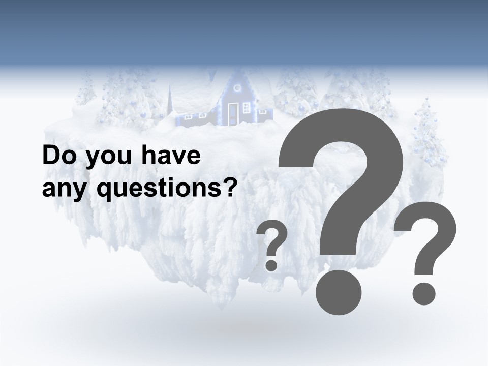 Village Landscape Universe PowerPoint Template