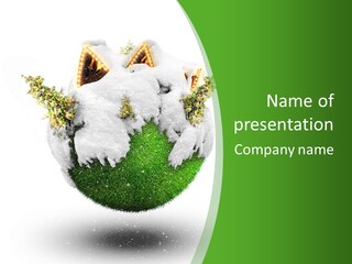 Planet Xmas Santa PowerPoint Template