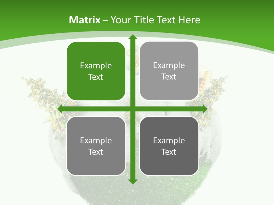 Planet Xmas Santa PowerPoint Template