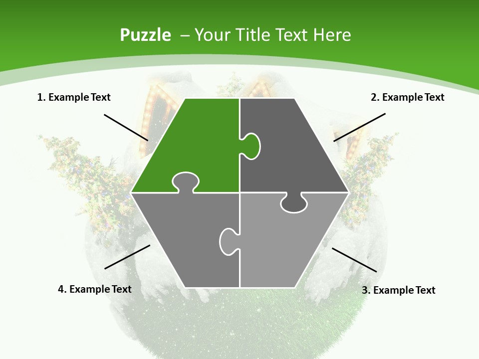 Planet Xmas Santa PowerPoint Template