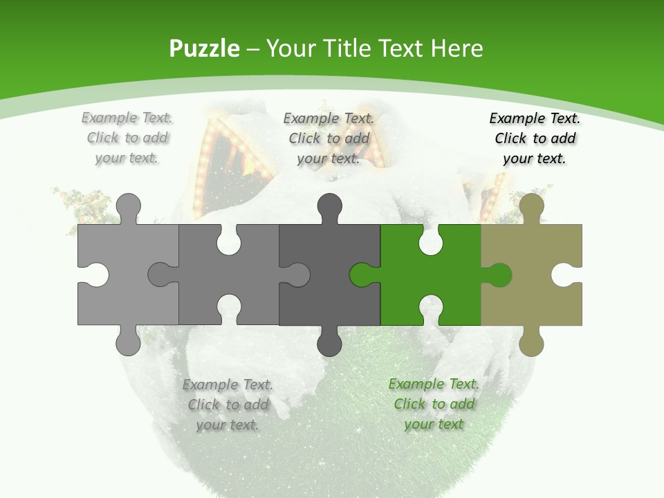 Planet Xmas Santa PowerPoint Template