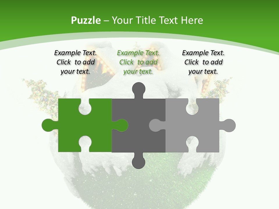 Planet Xmas Santa PowerPoint Template