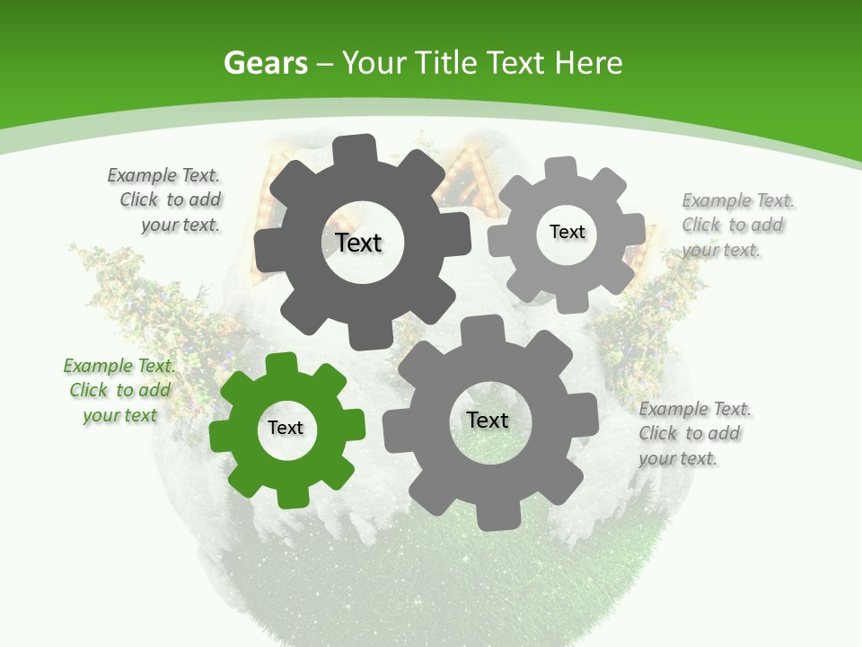 Planet Xmas Santa PowerPoint Template