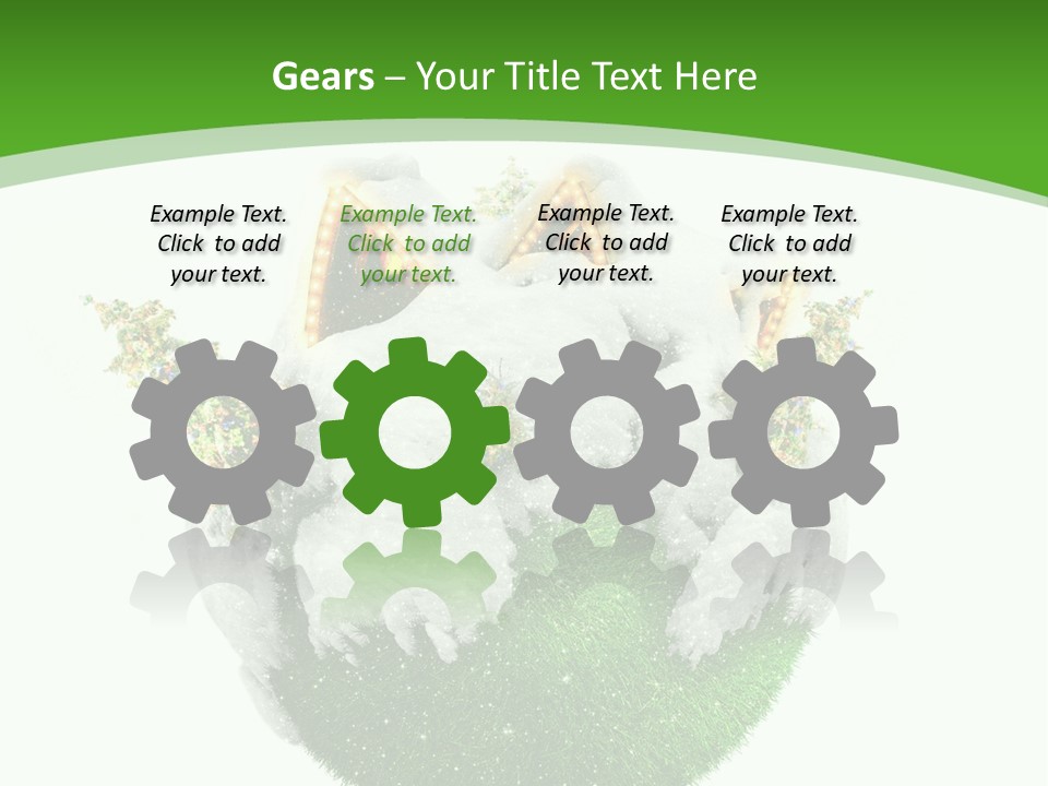 Planet Xmas Santa PowerPoint Template