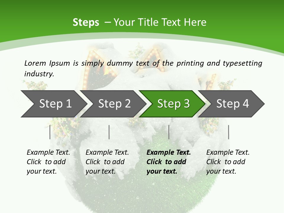 Planet Xmas Santa PowerPoint Template