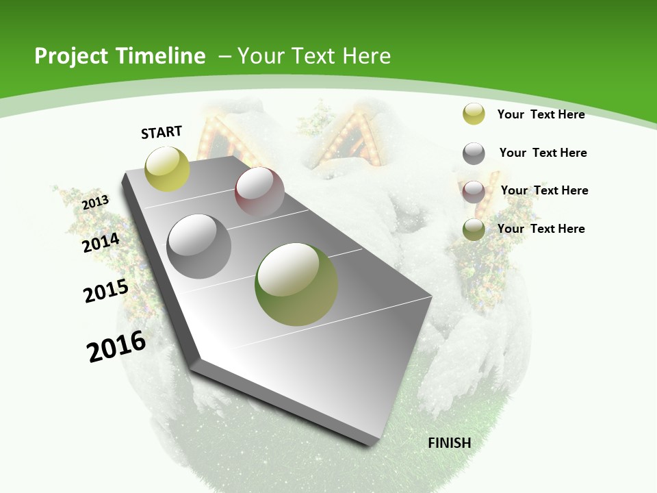 Planet Xmas Santa PowerPoint Template