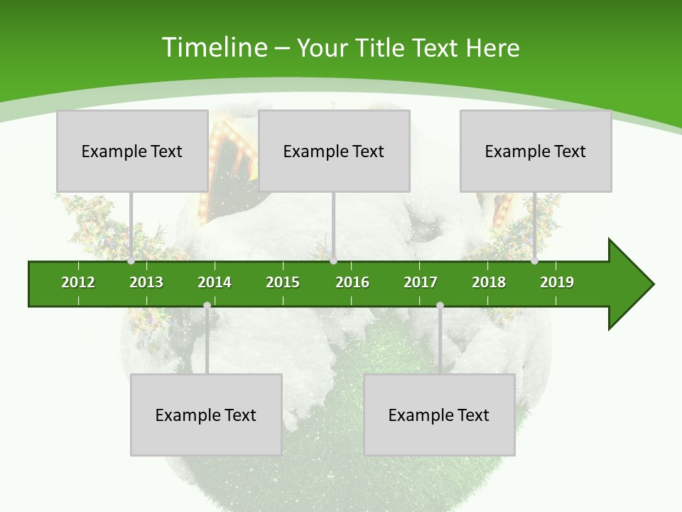 Planet Xmas Santa PowerPoint Template