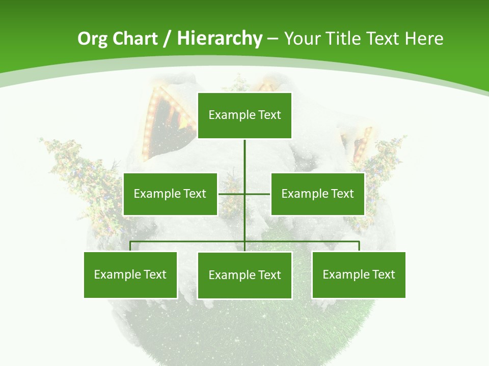 Planet Xmas Santa PowerPoint Template