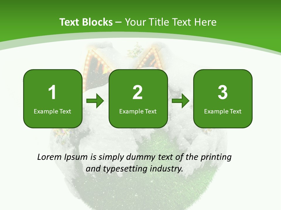 Planet Xmas Santa PowerPoint Template