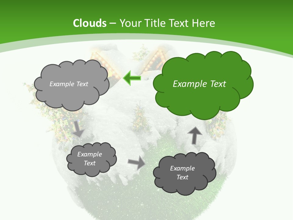 Planet Xmas Santa PowerPoint Template
