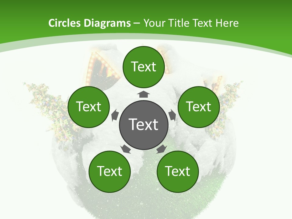 Planet Xmas Santa PowerPoint Template