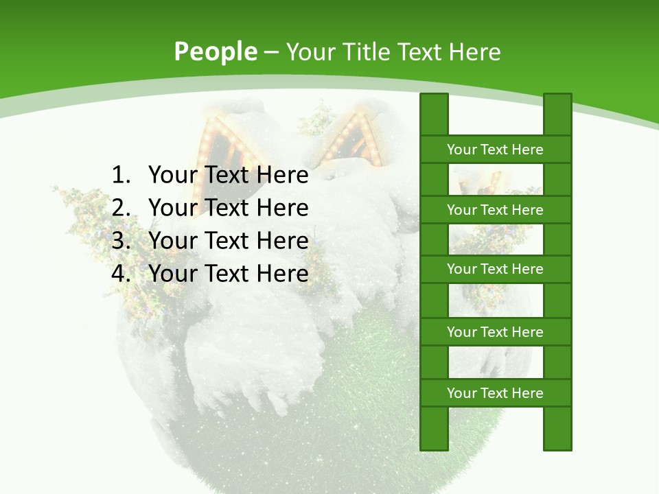 Planet Xmas Santa PowerPoint Template