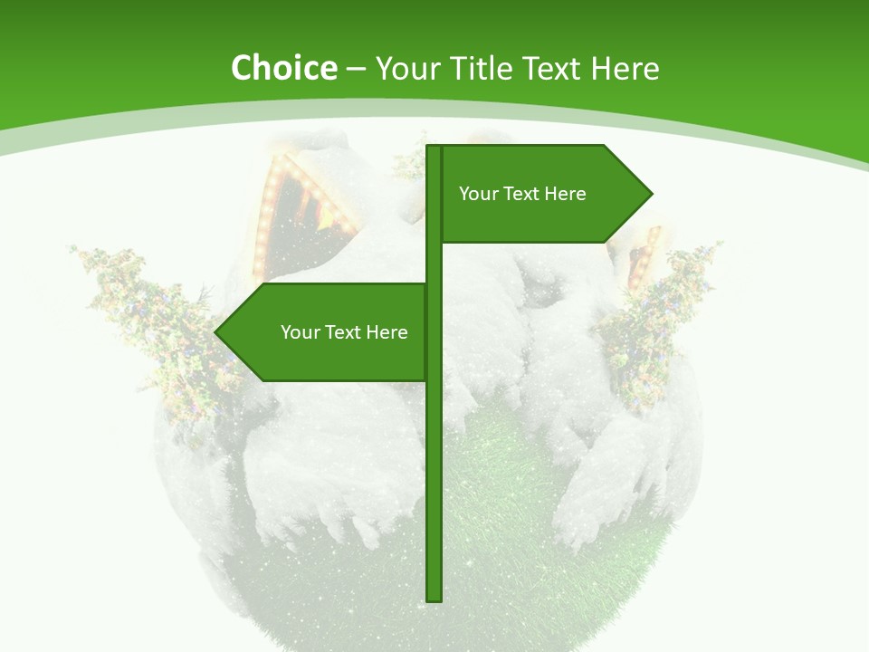 Planet Xmas Santa PowerPoint Template