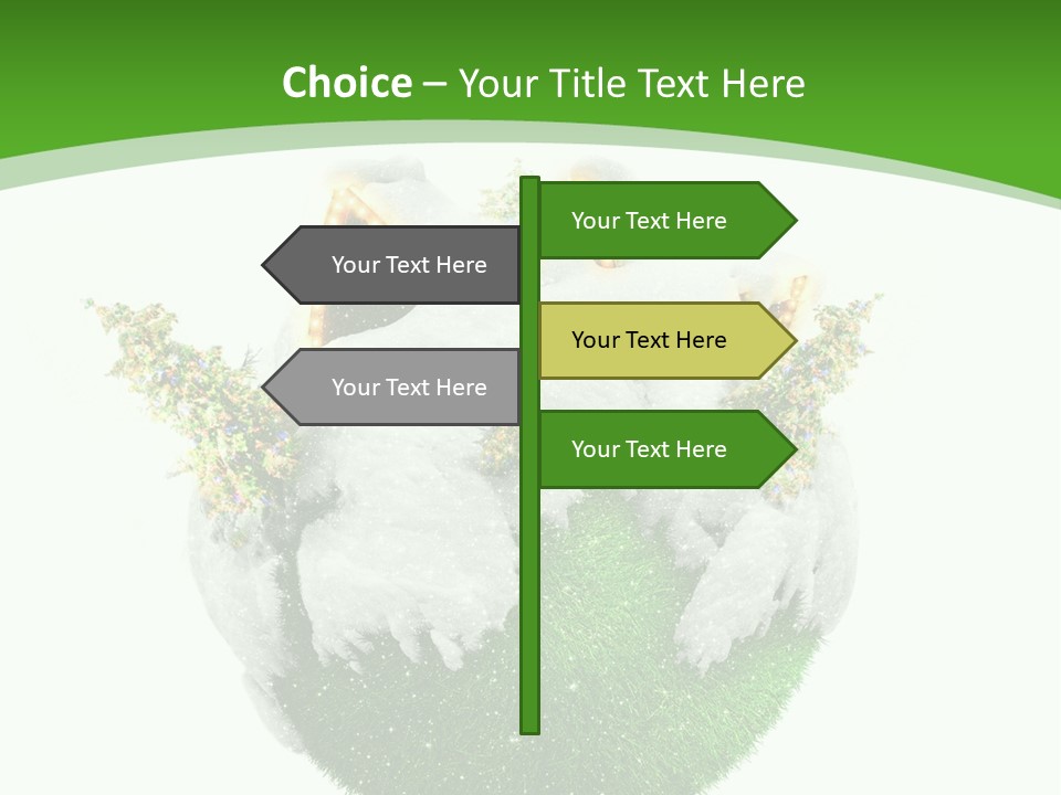 Planet Xmas Santa PowerPoint Template