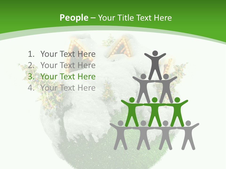 Planet Xmas Santa PowerPoint Template