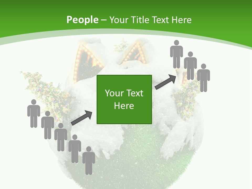 Planet Xmas Santa PowerPoint Template