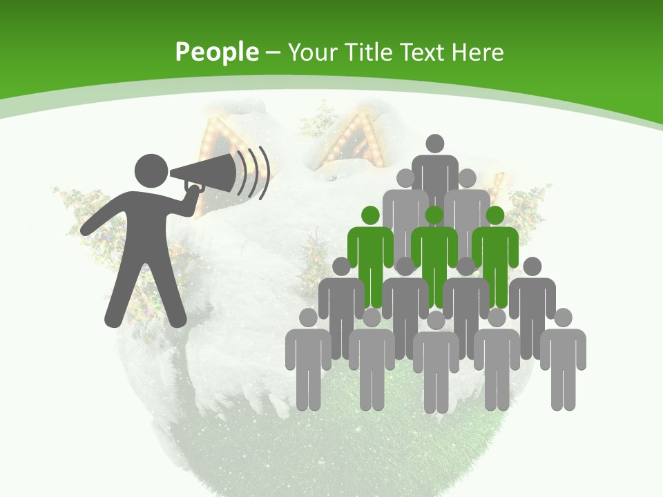 Planet Xmas Santa PowerPoint Template