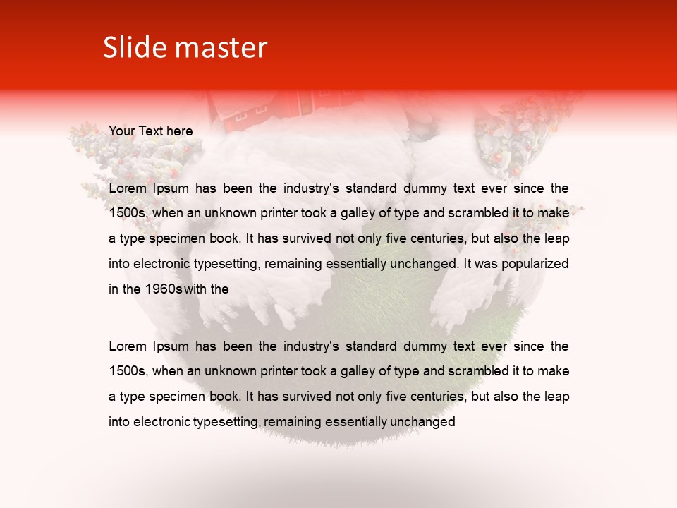 Claus Illustration Retro PowerPoint Template