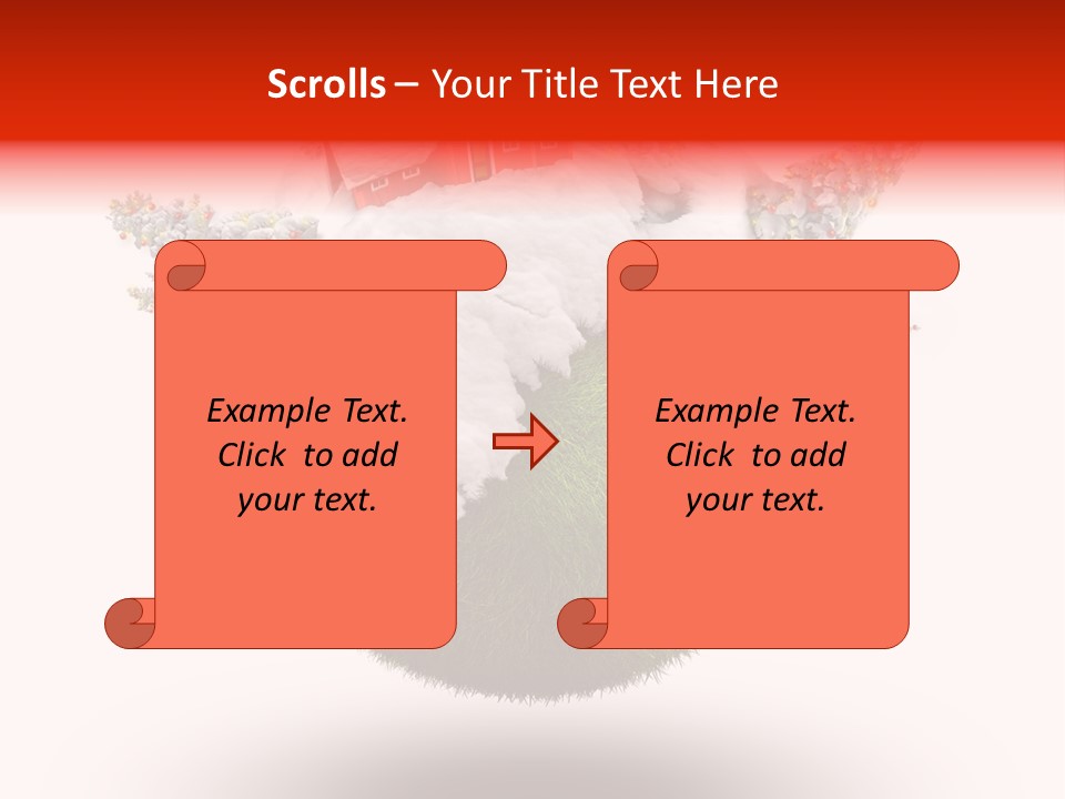 Claus Illustration Retro PowerPoint Template