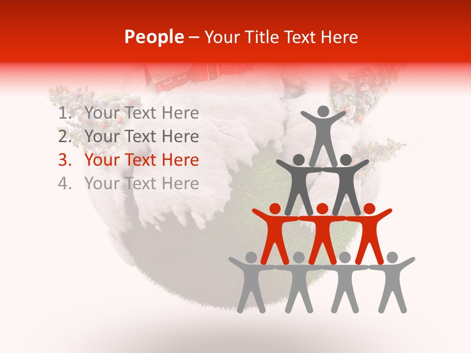 Claus Illustration Retro PowerPoint Template