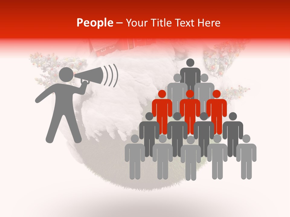 Claus Illustration Retro PowerPoint Template