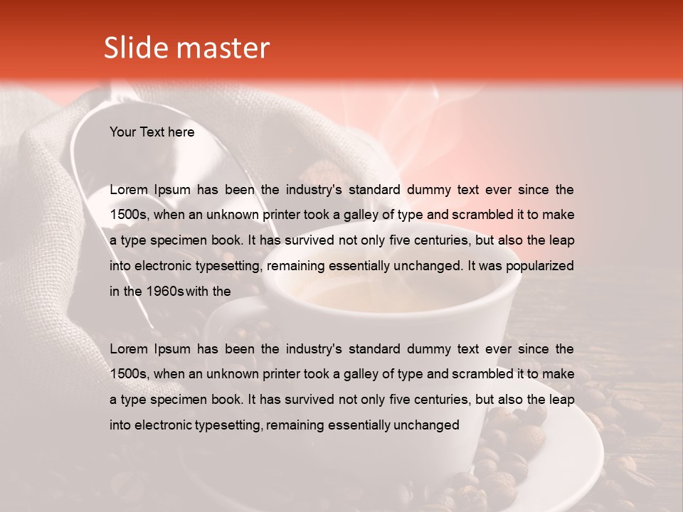 Roasted Energy Dark PowerPoint Template