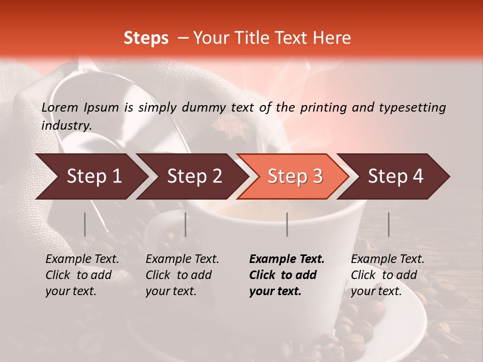 Roasted Energy Dark PowerPoint Template