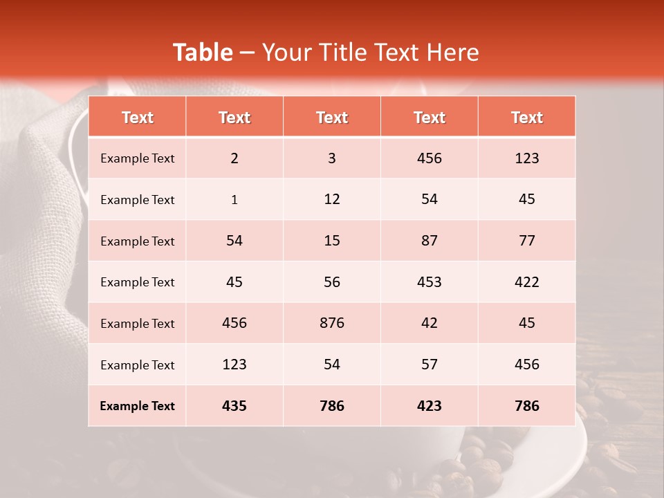 Roasted Energy Dark PowerPoint Template