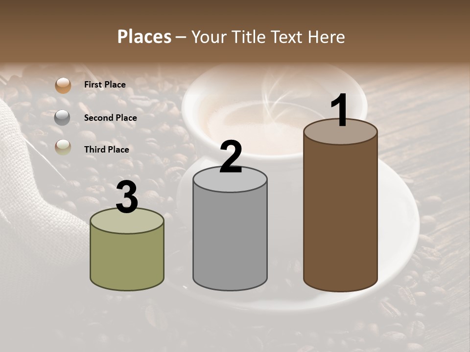 Beverage Color Wood PowerPoint Template