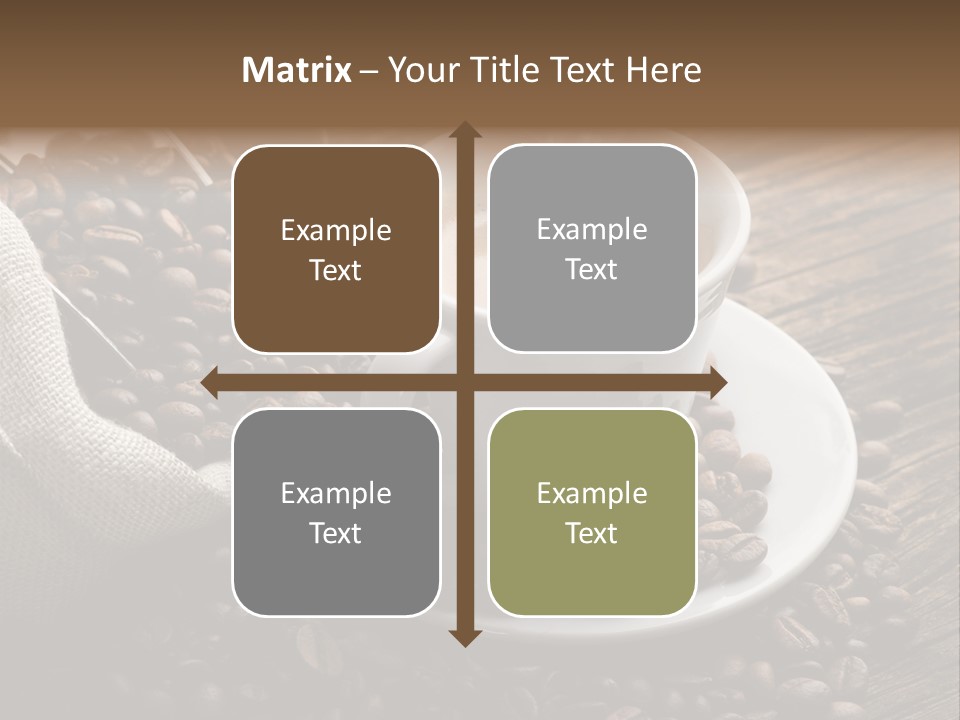 Beverage Color Wood PowerPoint Template