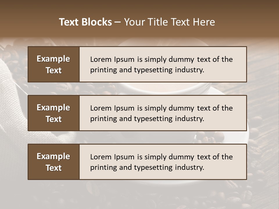 Beverage Color Wood PowerPoint Template