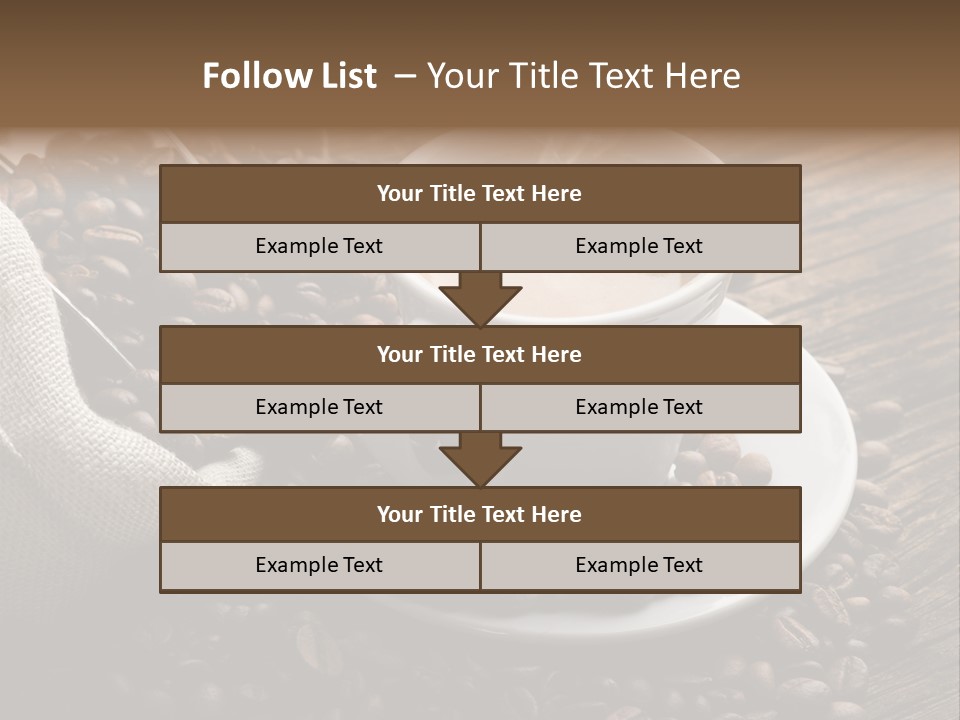 Beverage Color Wood PowerPoint Template