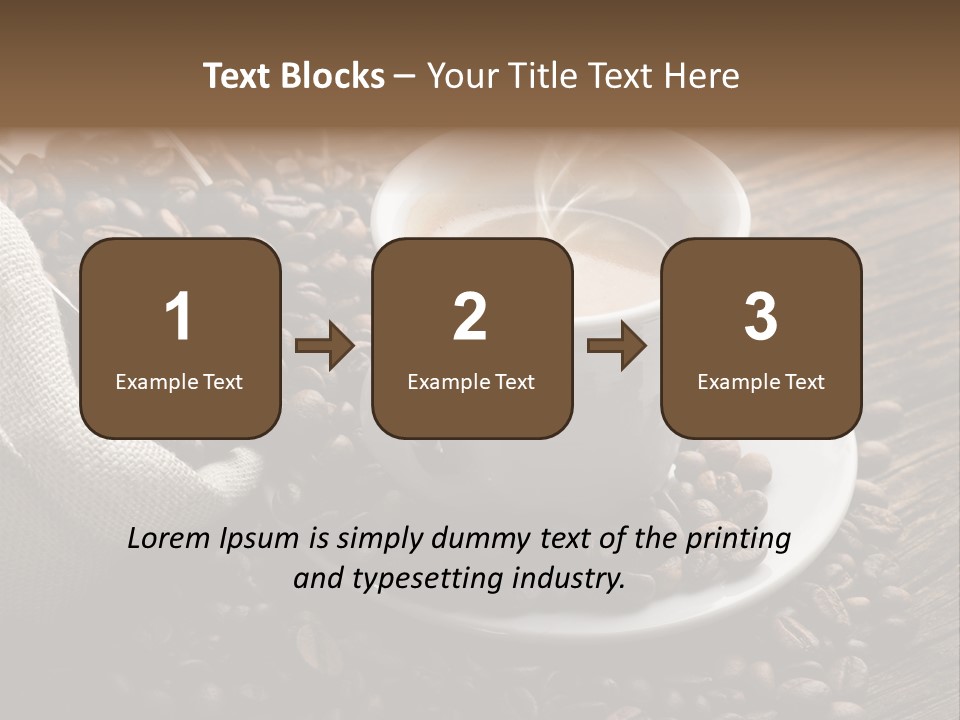 Beverage Color Wood PowerPoint Template