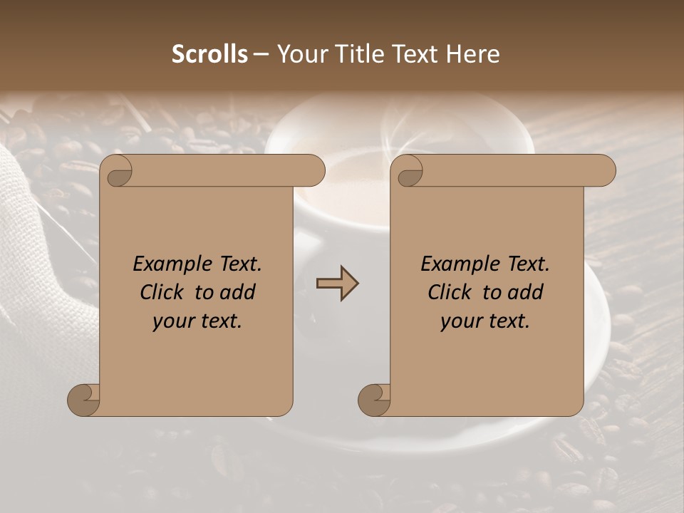 Beverage Color Wood PowerPoint Template