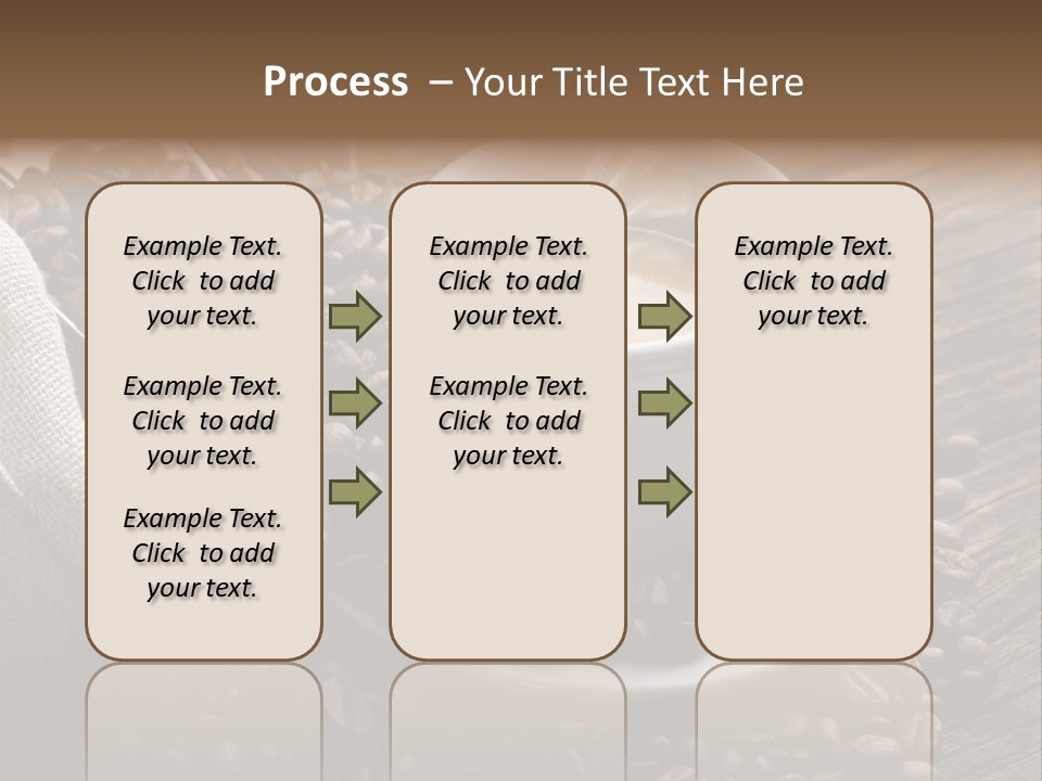 Beverage Color Wood PowerPoint Template