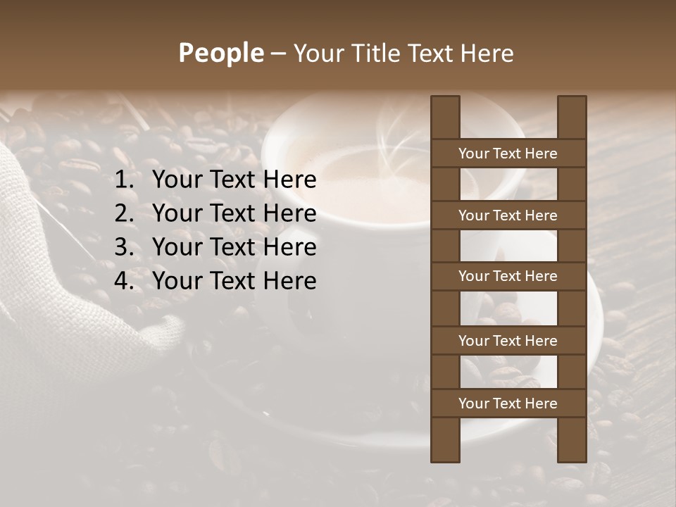 Beverage Color Wood PowerPoint Template