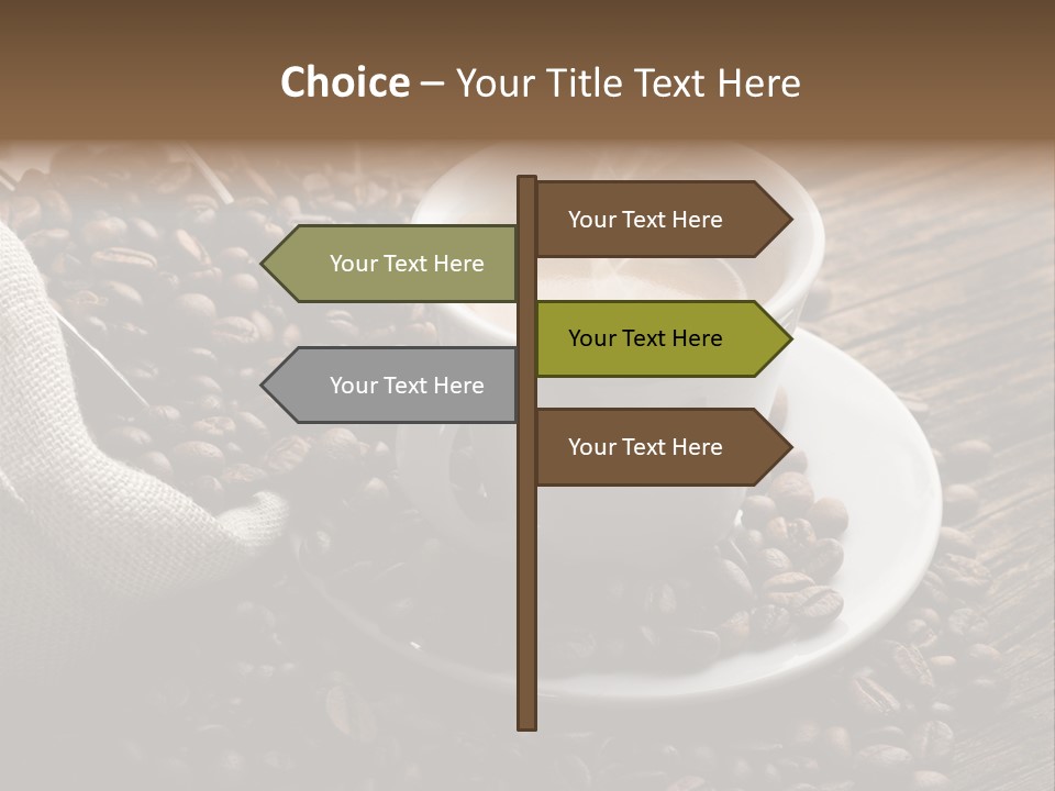 Beverage Color Wood PowerPoint Template