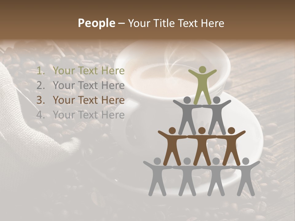 Beverage Color Wood PowerPoint Template