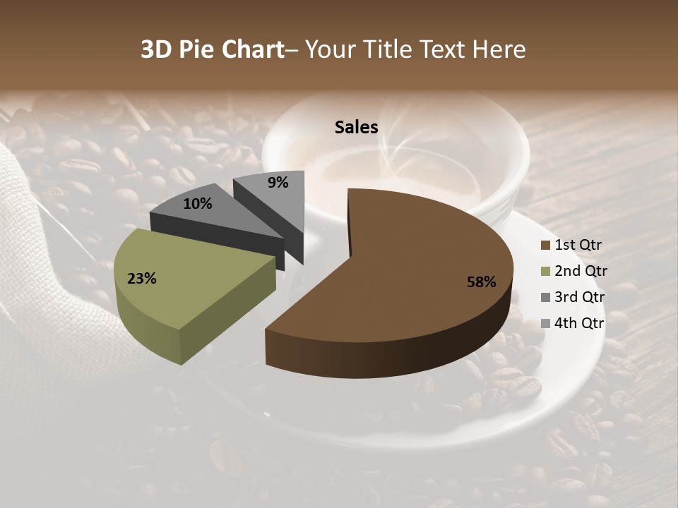 Beverage Color Wood PowerPoint Template