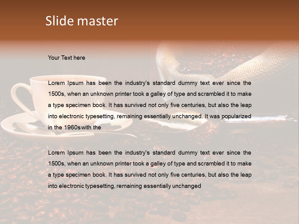 Wood Office Concept PowerPoint Template