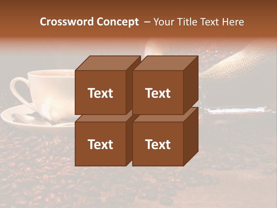 Wood Office Concept PowerPoint Template
