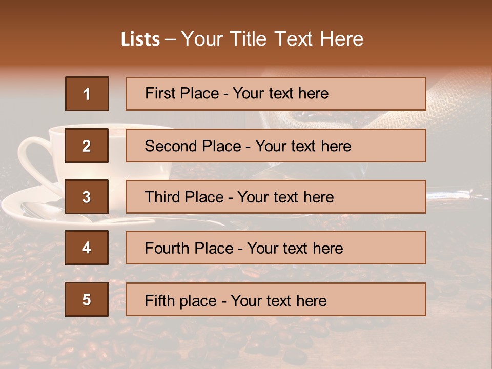 Wood Office Concept PowerPoint Template