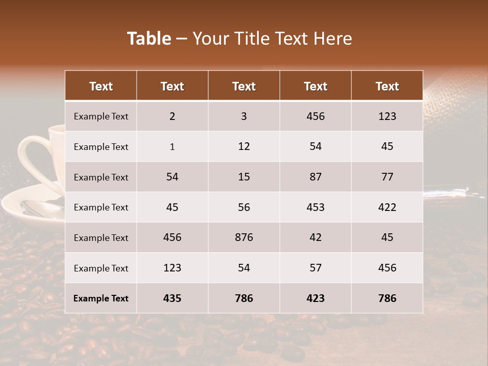 Wood Office Concept PowerPoint Template