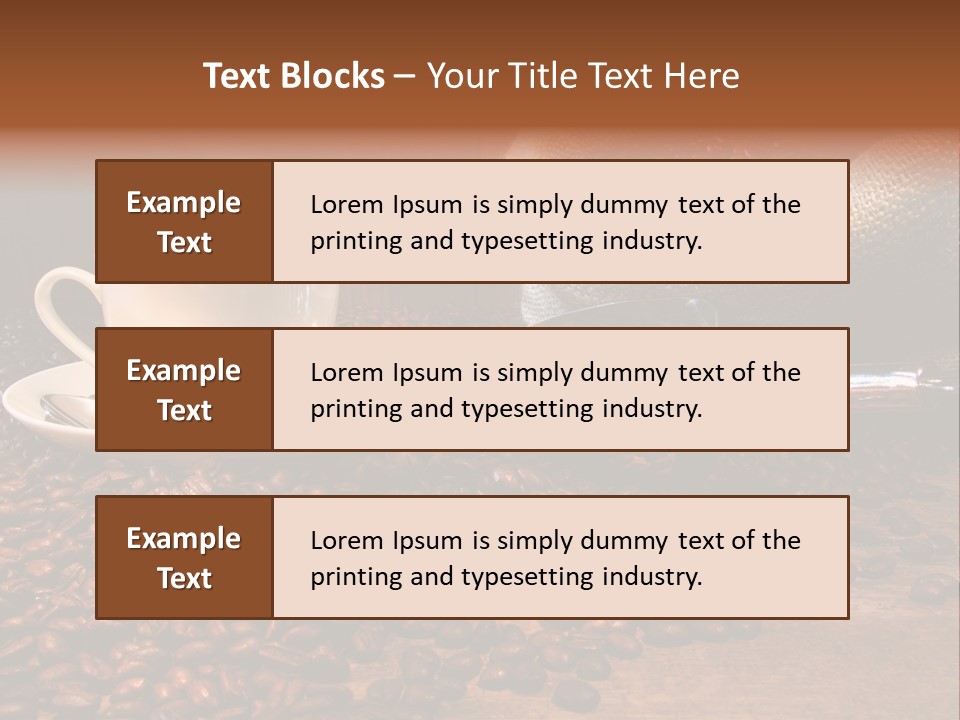 Wood Office Concept PowerPoint Template