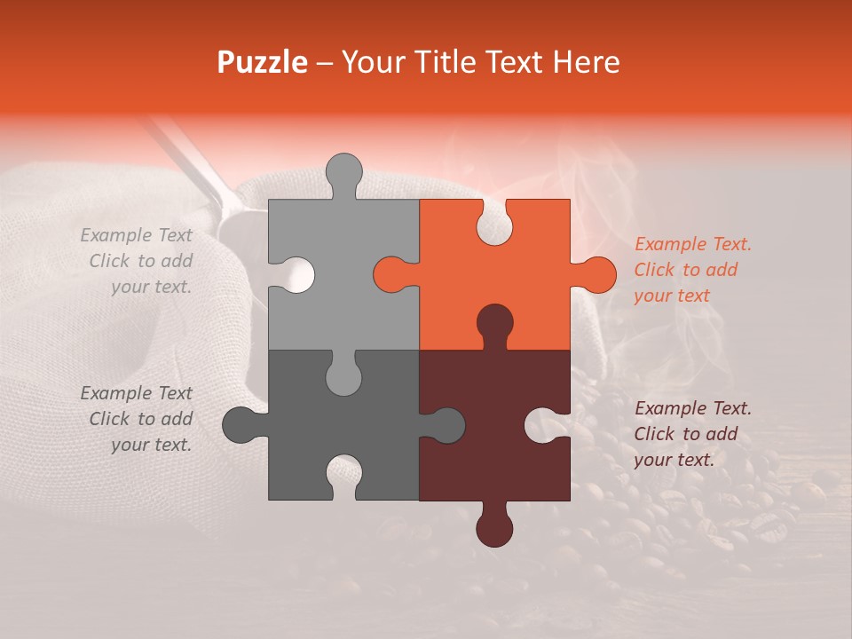 Coffee Espresso Bean PowerPoint Template