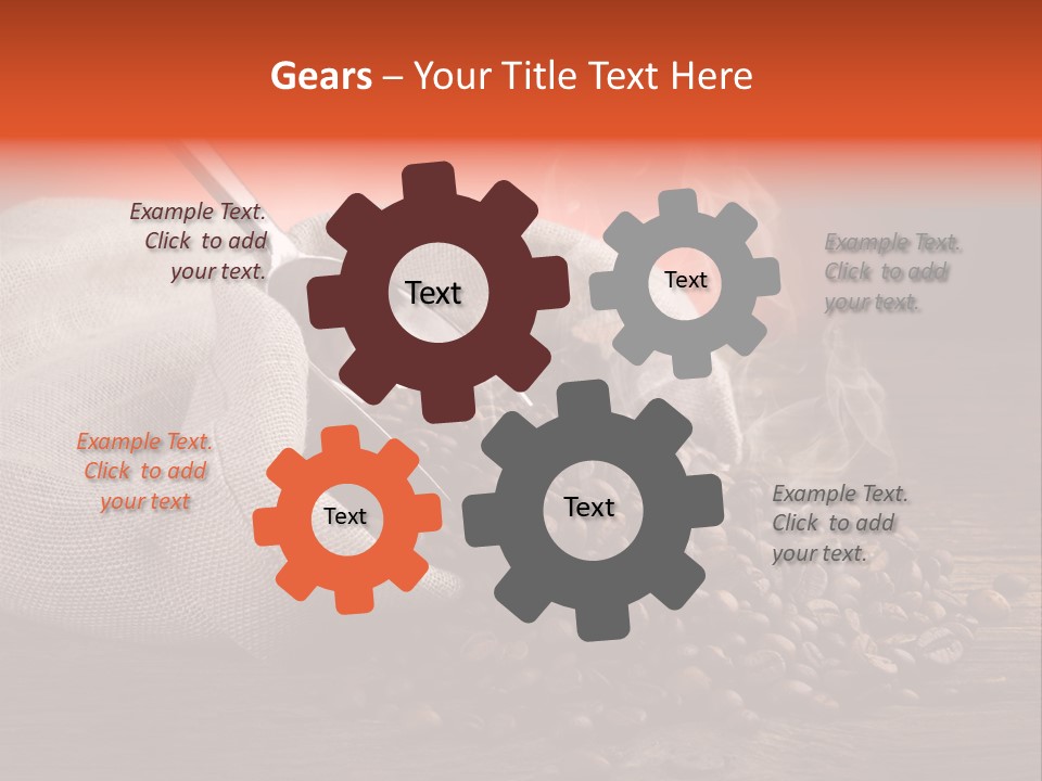 Coffee Espresso Bean PowerPoint Template