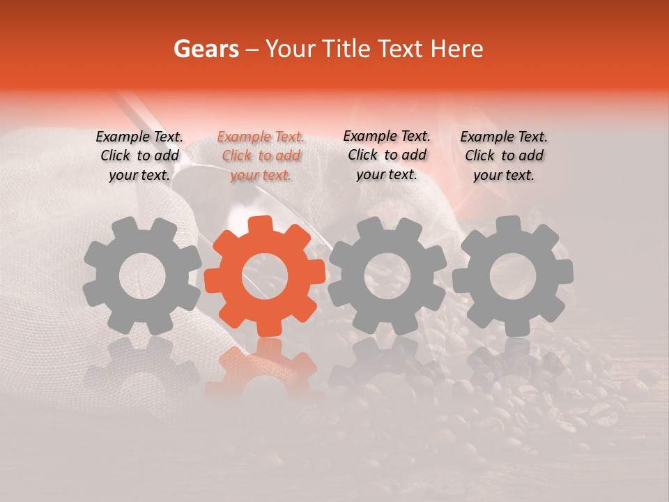 Coffee Espresso Bean PowerPoint Template