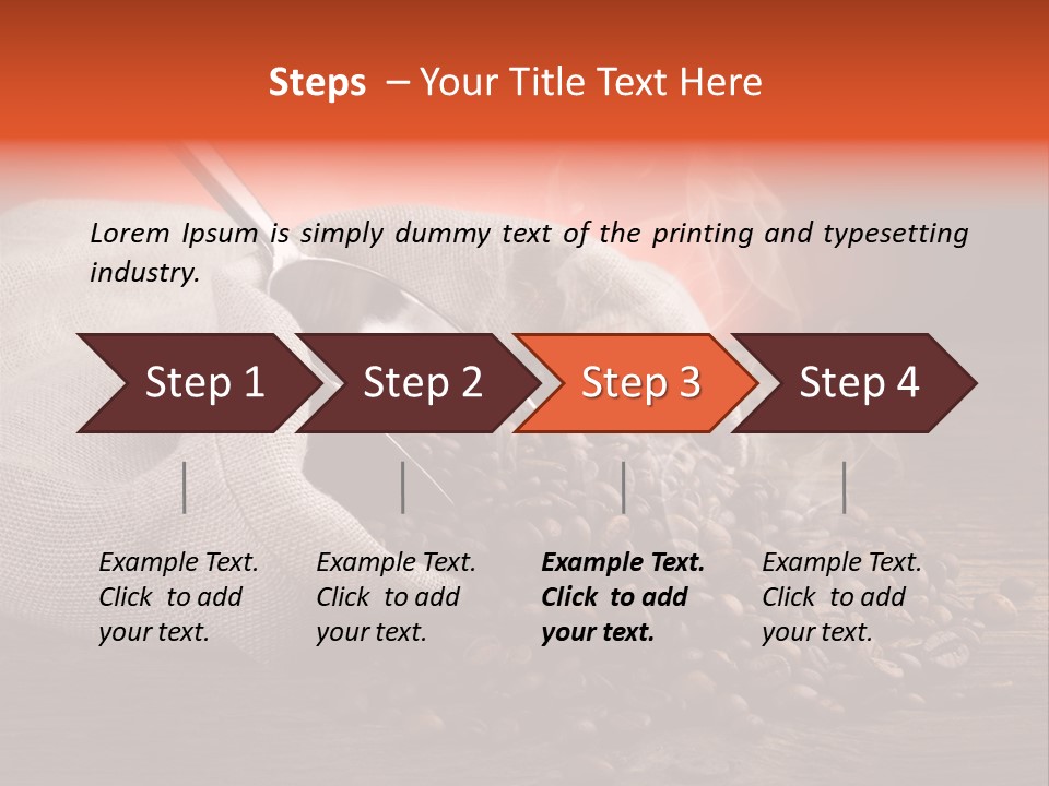 Coffee Espresso Bean PowerPoint Template