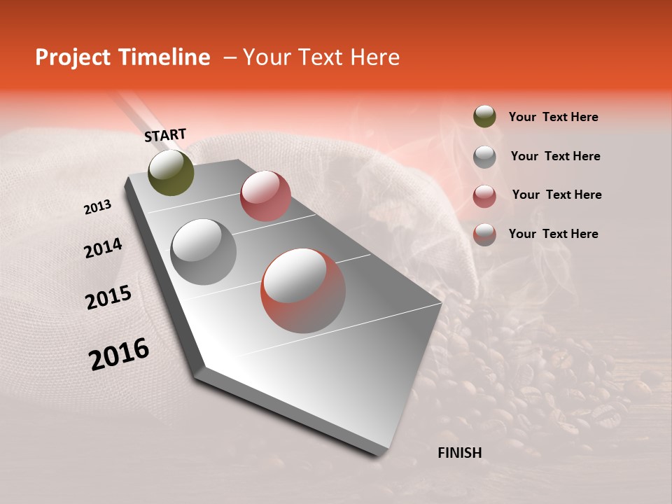 Coffee Espresso Bean PowerPoint Template